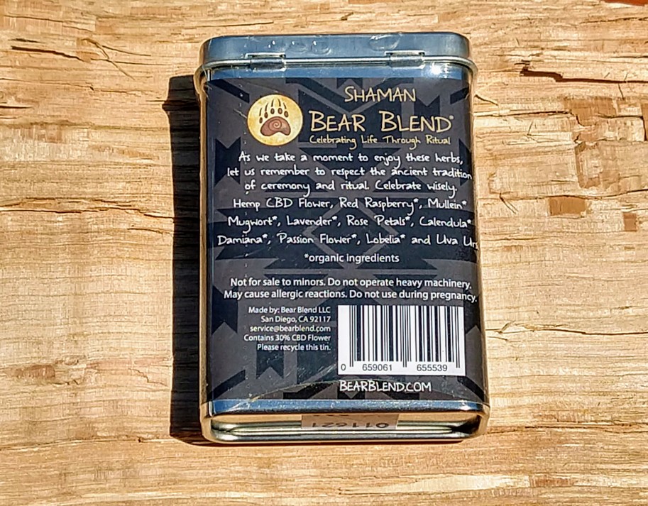 shaman rolliez back - Bear Blend