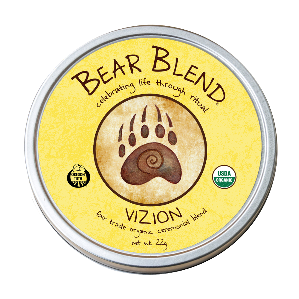 Vizion-RYO-Front - Bear Blend Vizion Herbal Smoking Blend