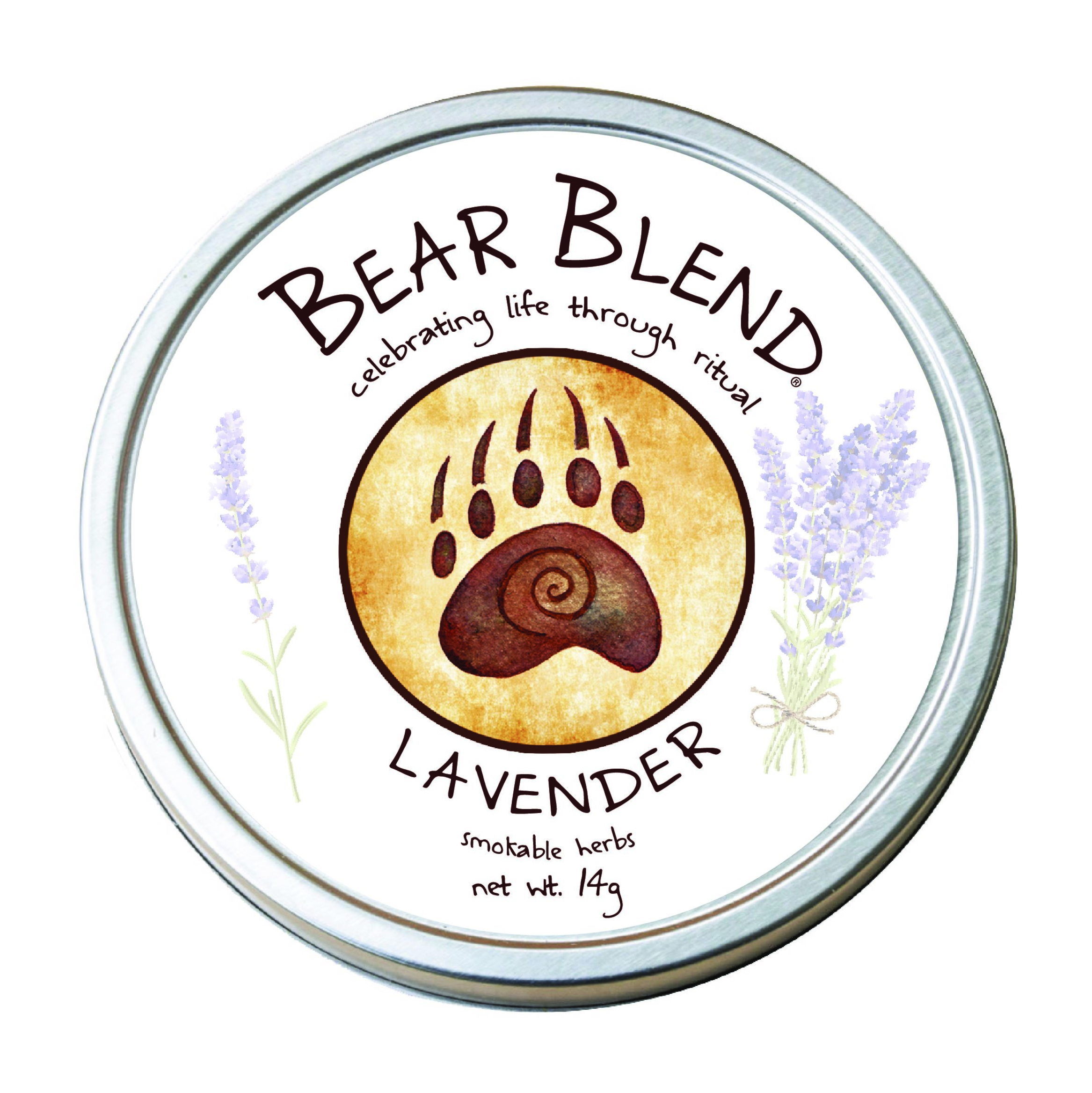 lavender smokable herbs - Bear Blend lavender-smokable-herb