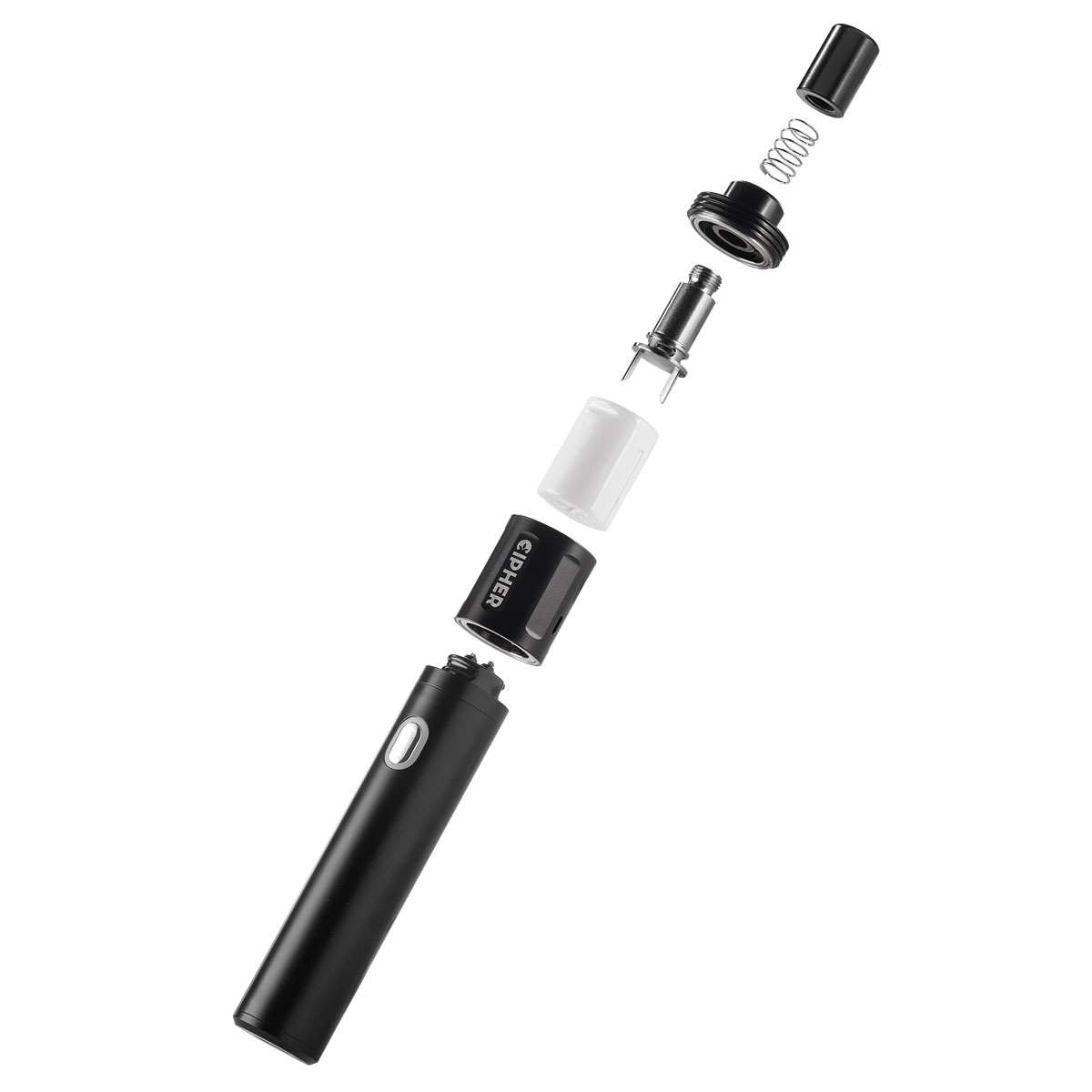 Cipher-NOVA-Separated-View-with-Mouthpiece-Disassembled-Carbon-Black - Bear Blend