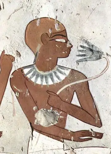 egyptian-painting-with-water-lily Egyptian Painting with the Water Lily